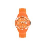 Ice Watch - SS.FO.S.S.11 - Montre Femme - Quartz Analogique - Cadran Orange - Bracelet Silicone Orange - Petit Modèle