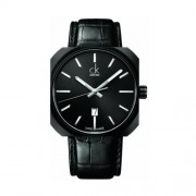 Calvin Klein - K1R21430 - Montre Homme - Quartz - Analogique - Bracelet cuir noir