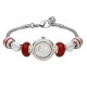 Accurist Charmed by Accurist LB1621R Ladies Charmed Watch, Limited Edition, Red